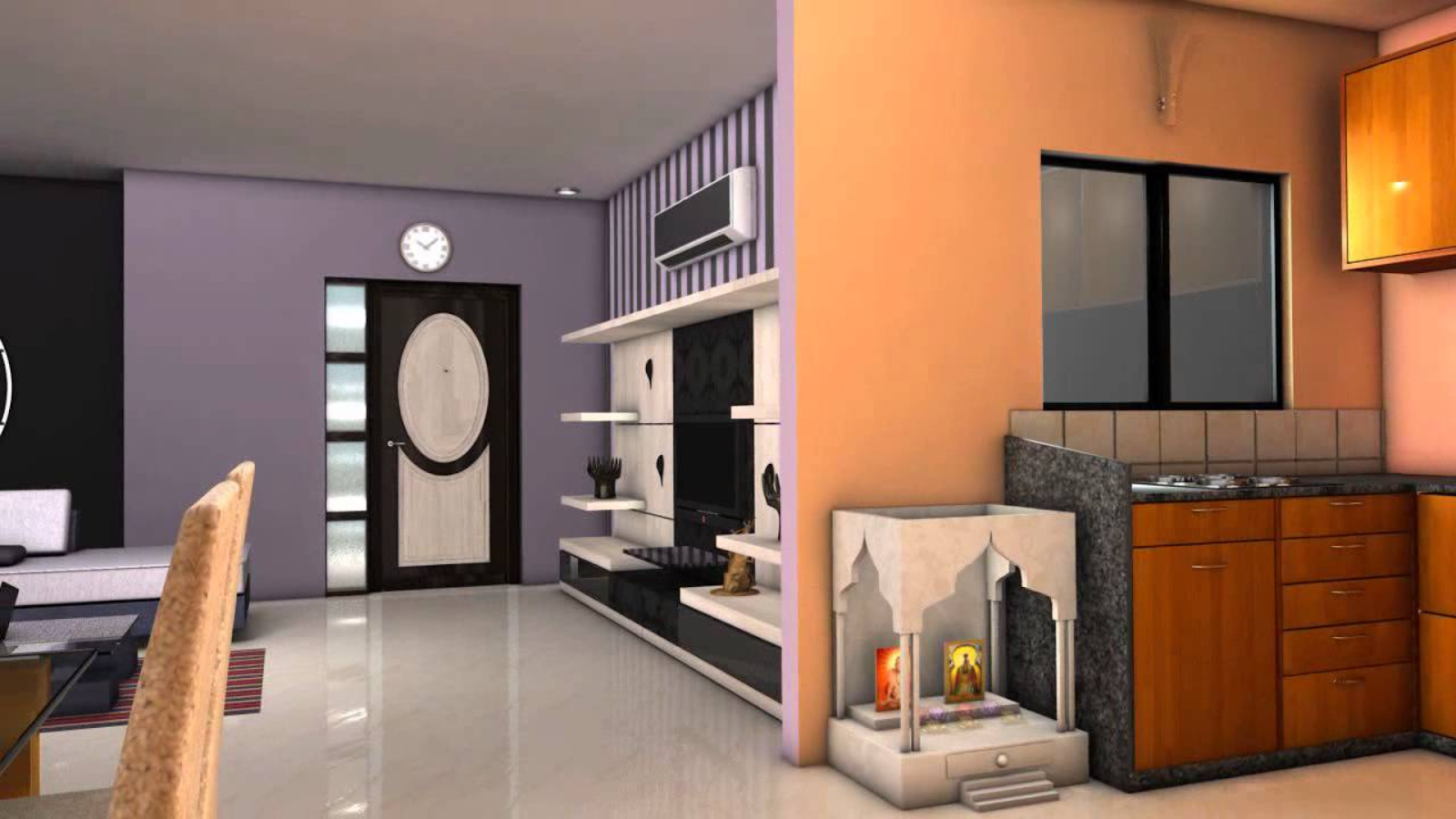 1 RK Flat Interior